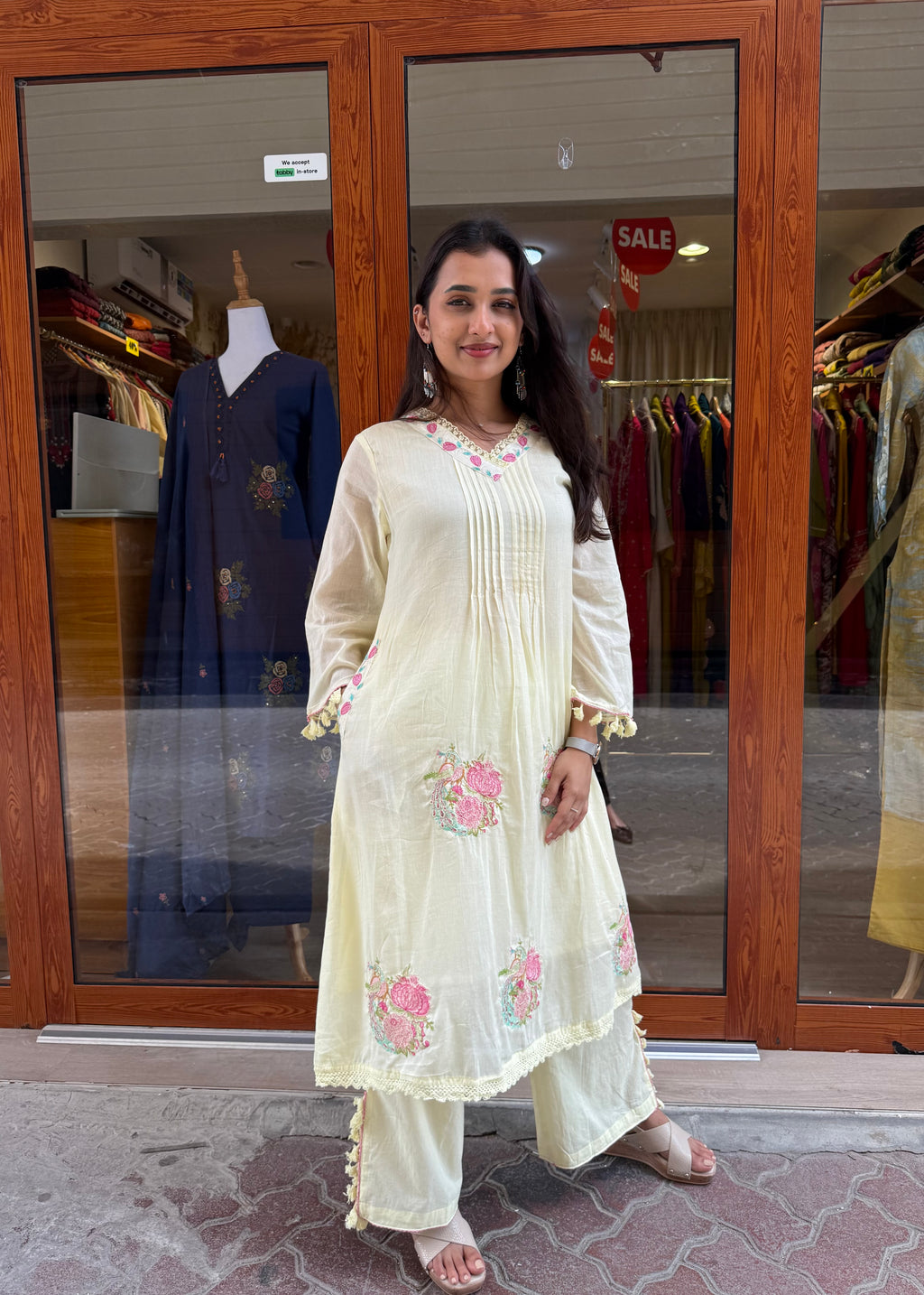Mul cotton pant set