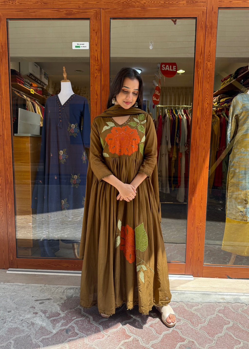 Mul Cotton Anarkali