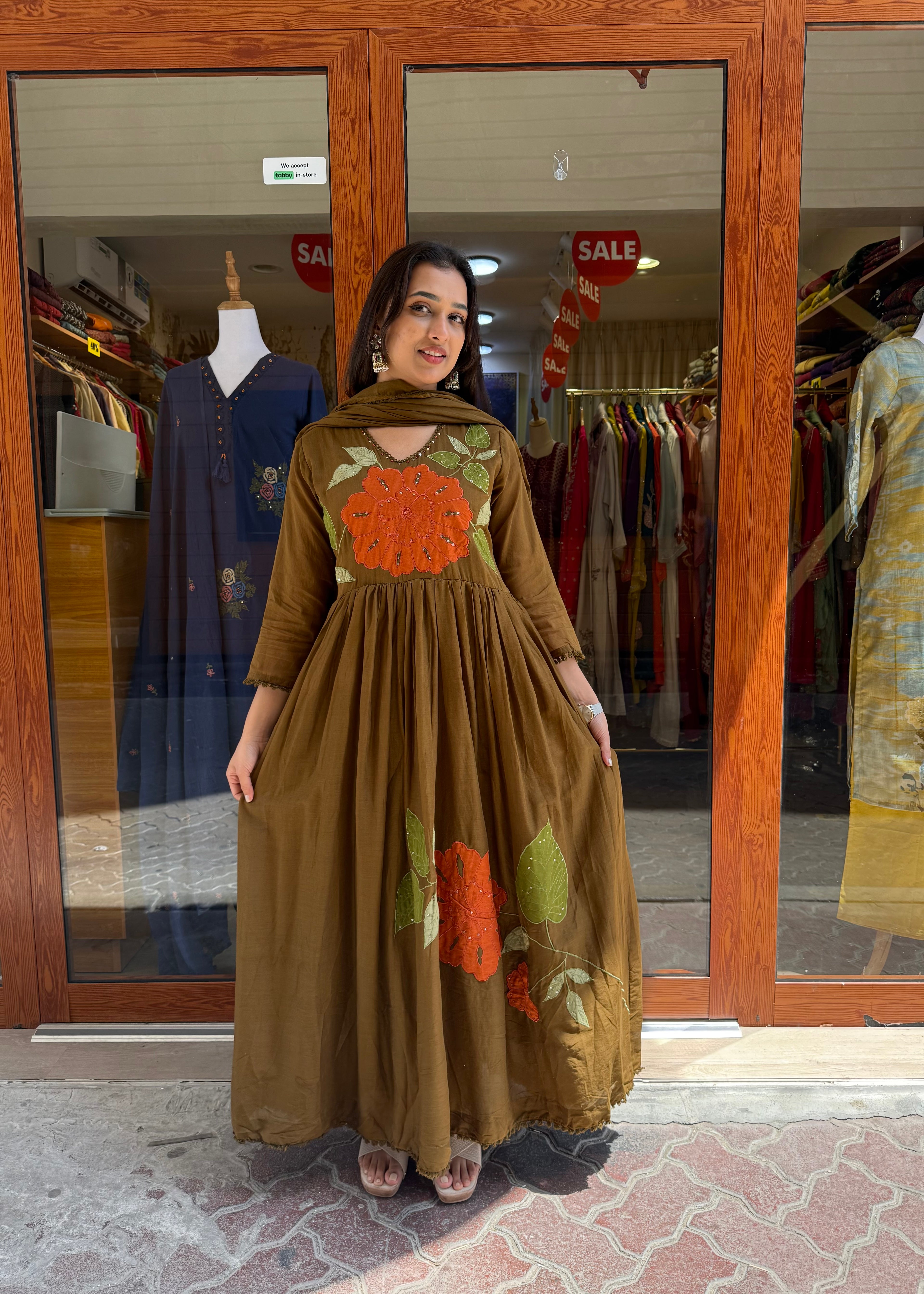 Mul Cotton Anarkali