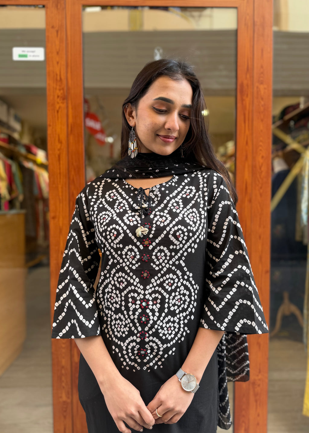 Bandhej suit set