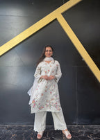 Embroidered suit set