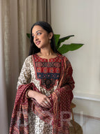 Ajrakh suit set