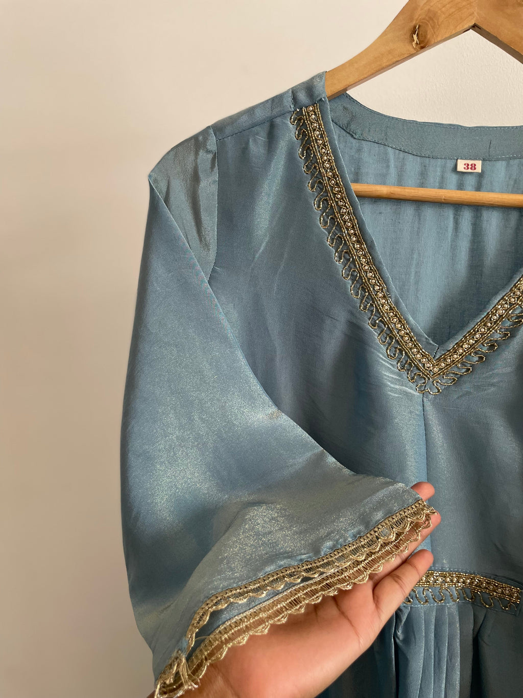 Premium shimmer tissue suit set