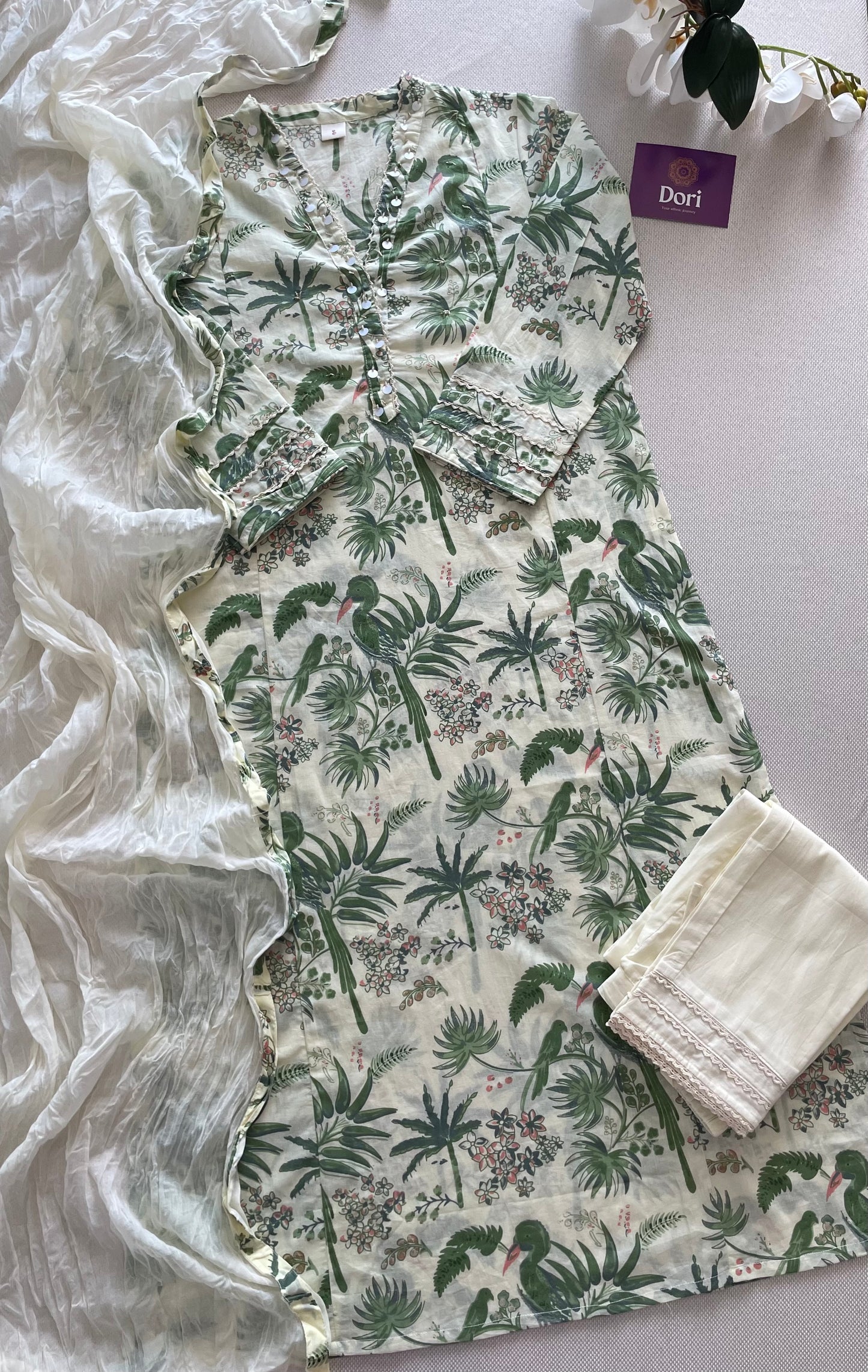 Pure cotton suit set