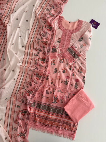 Peach blossom suit