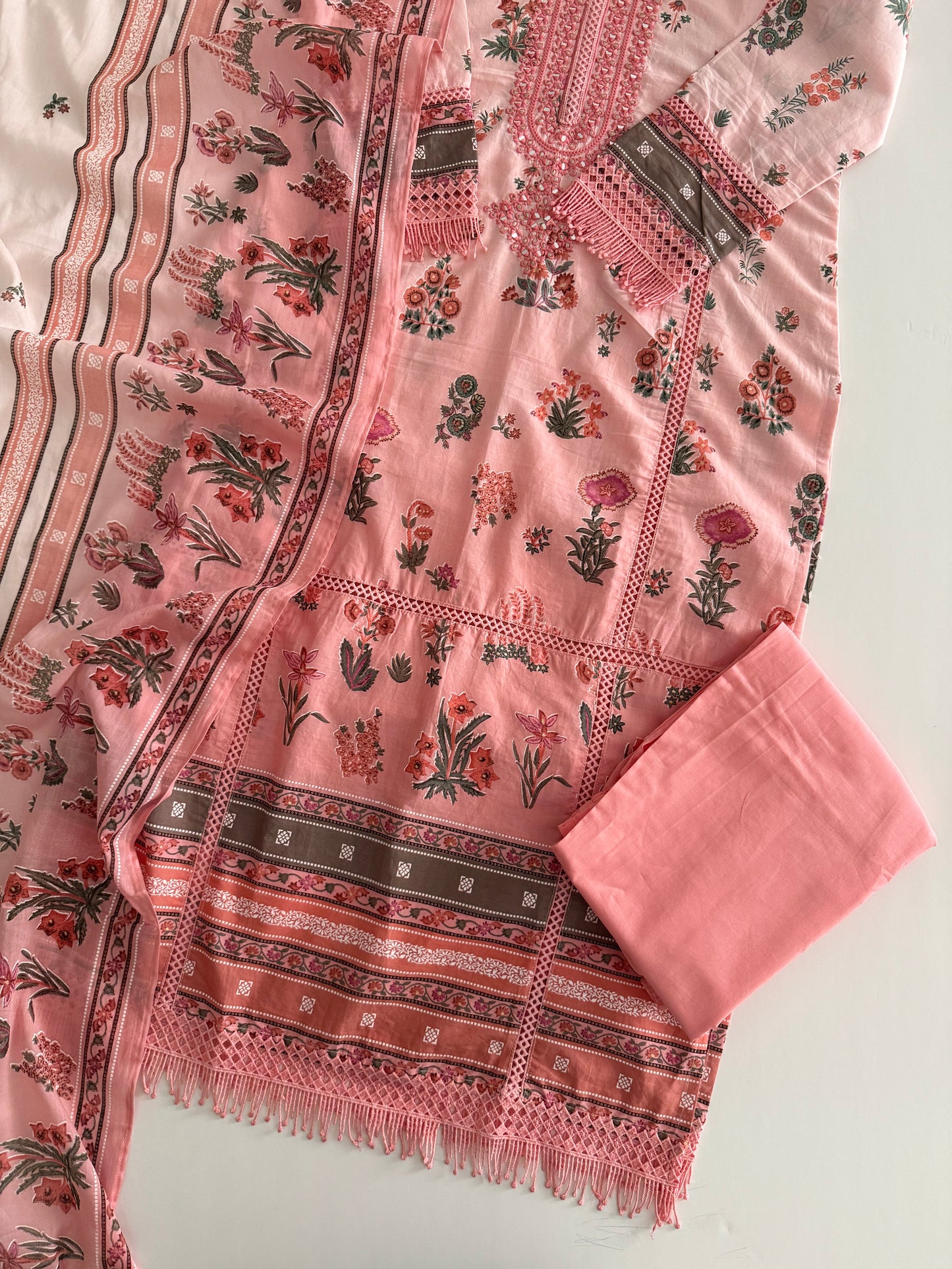 Peach blossom suit