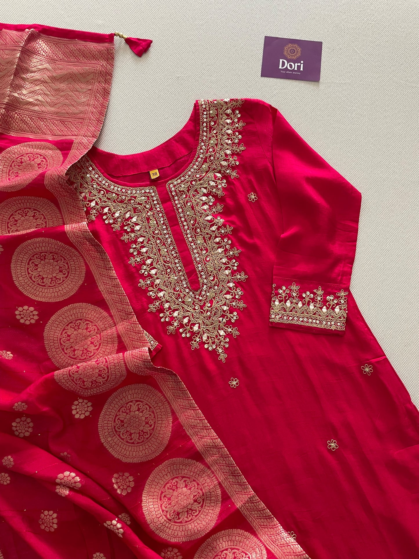 Pure dola silk suit set