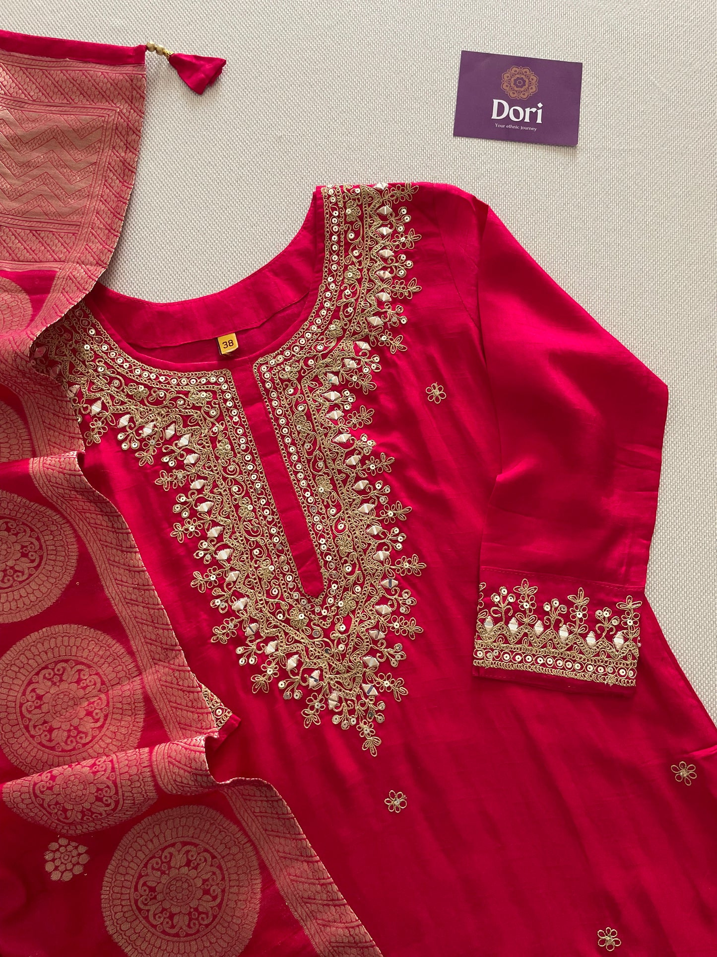 Pure dola silk suit set