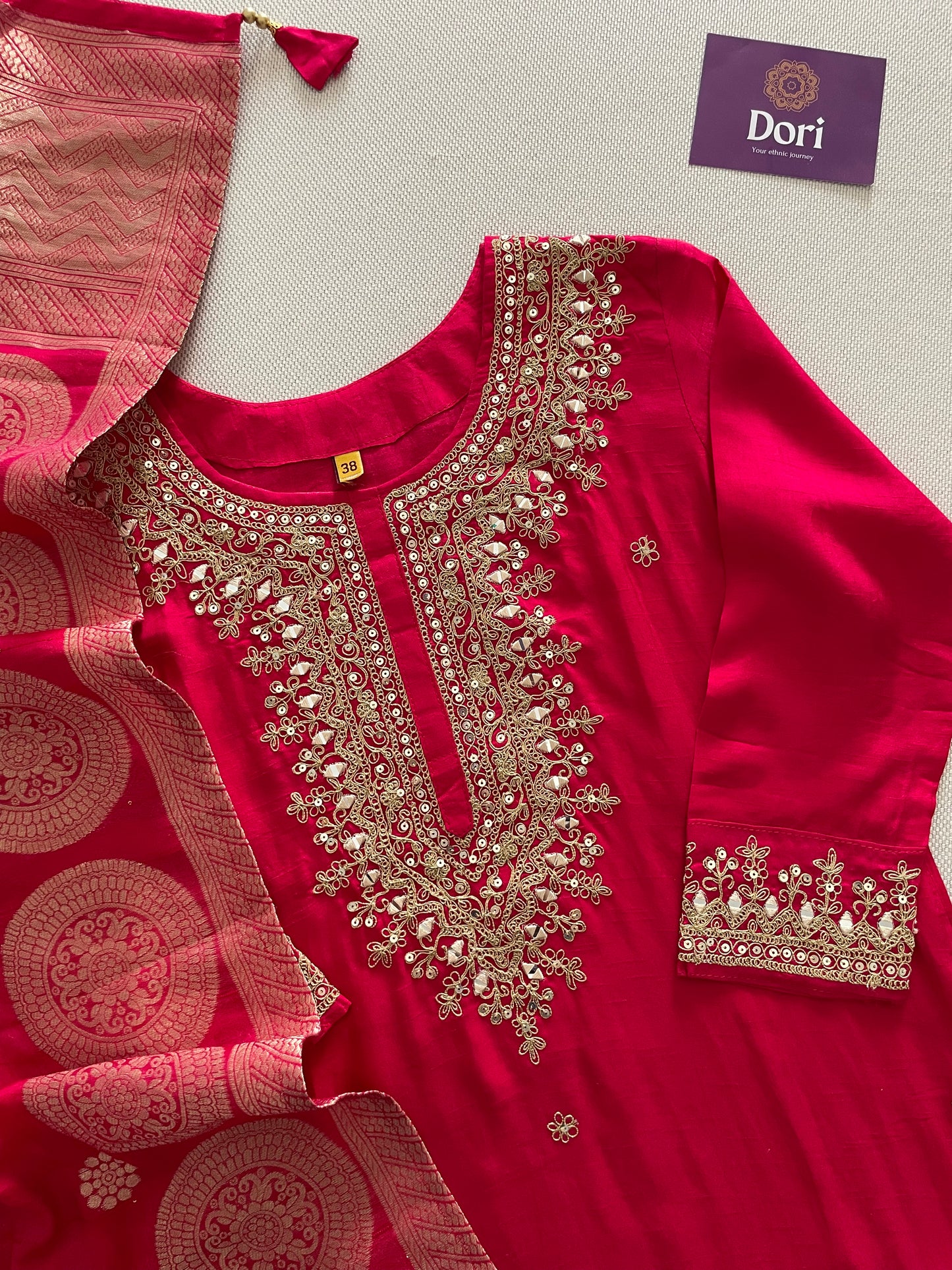 Pure dola silk suit set