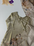 Premium shimmer tissue hand work suit