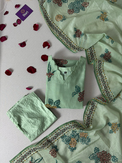 Naina Mul Chanderi suit