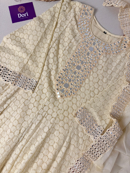 Misha Heavy mirror work Anarkali