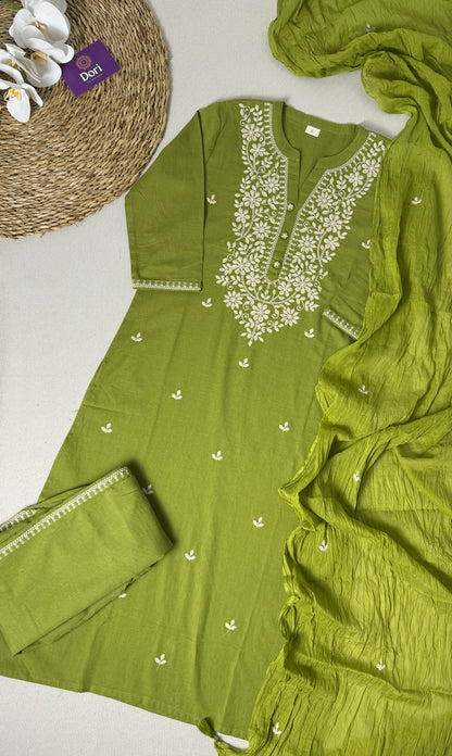 Samantha cotton suit set