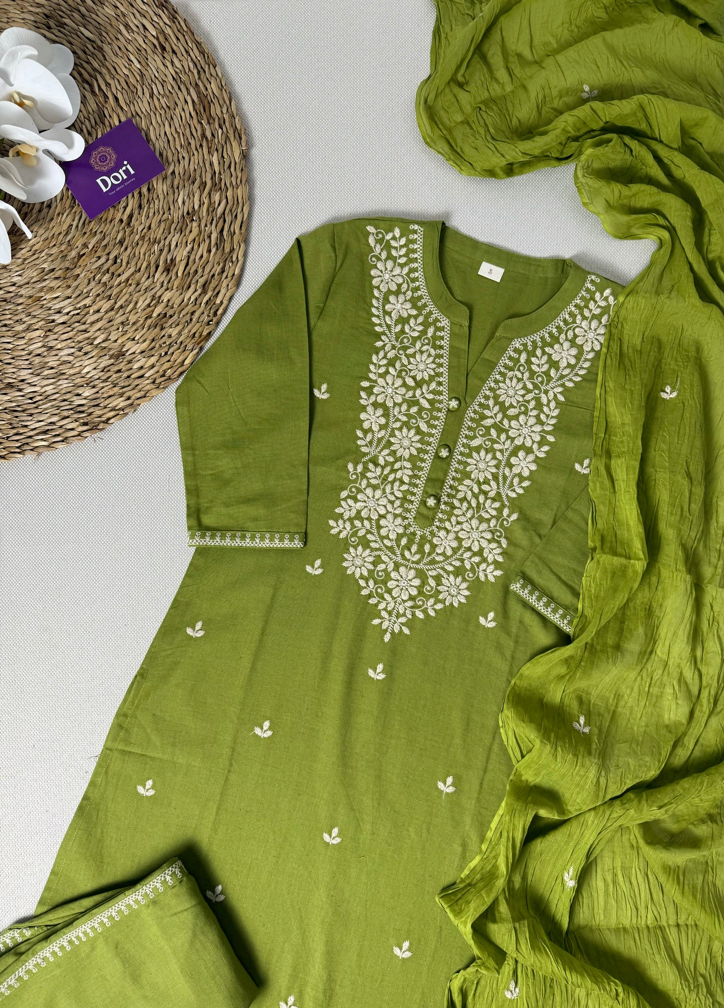 Samantha cotton suit set