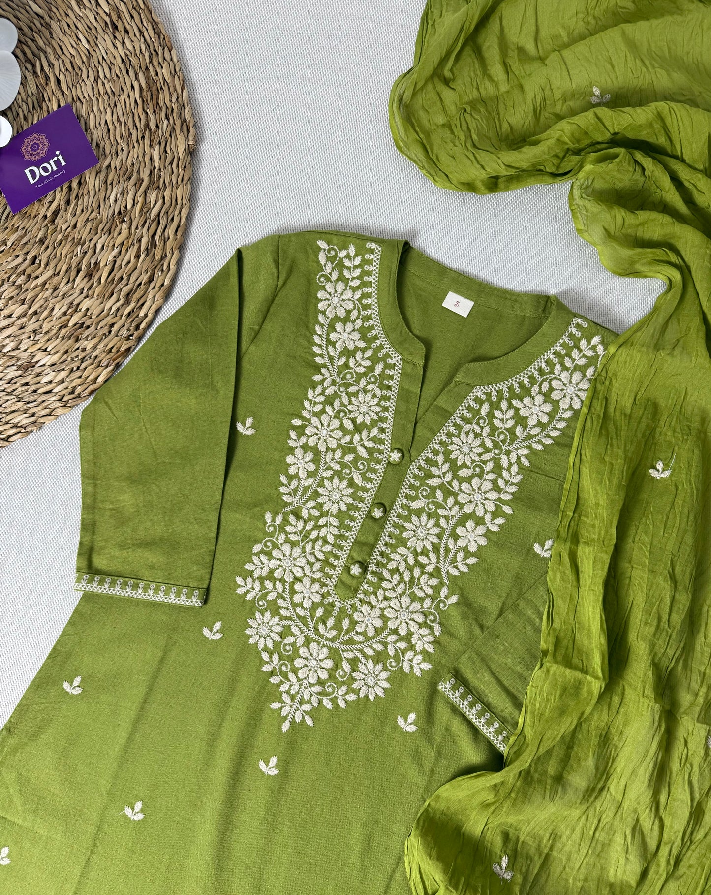 Samantha cotton suit set