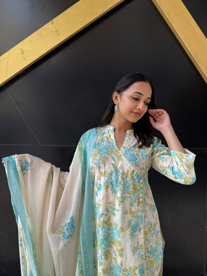 Sana Angrakha style suit