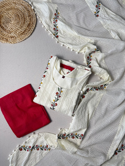 Embroidered suit