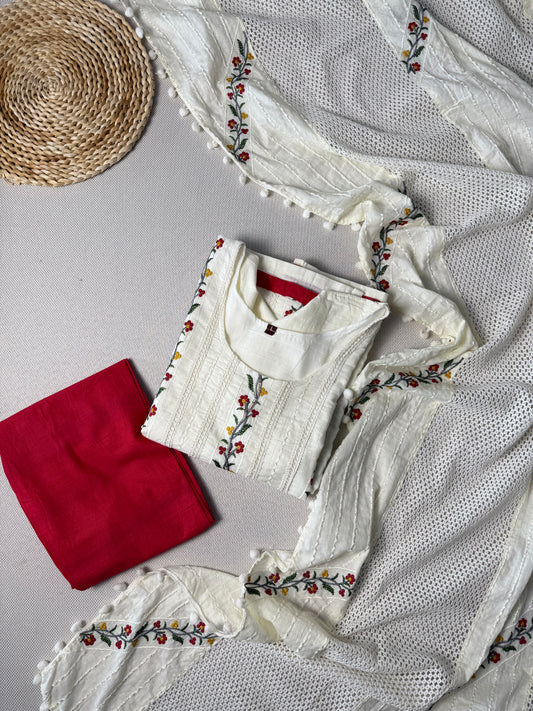 Embroidered suit